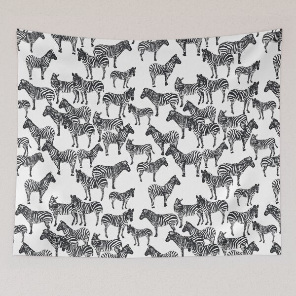 Item preview, Black and White Zebras designed and sold by Claireybean.