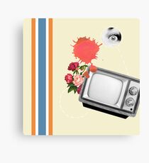RETRO TV Canvas Print