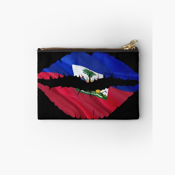 Item preview, Haitian Flag Lips designed and sold by makeitadmirable.