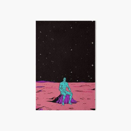 in space Art Board Print