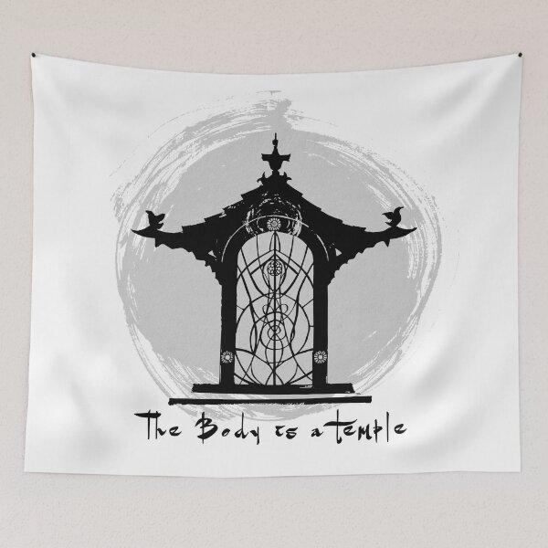 Item preview, The body is a temple designed and sold by mahabrush.