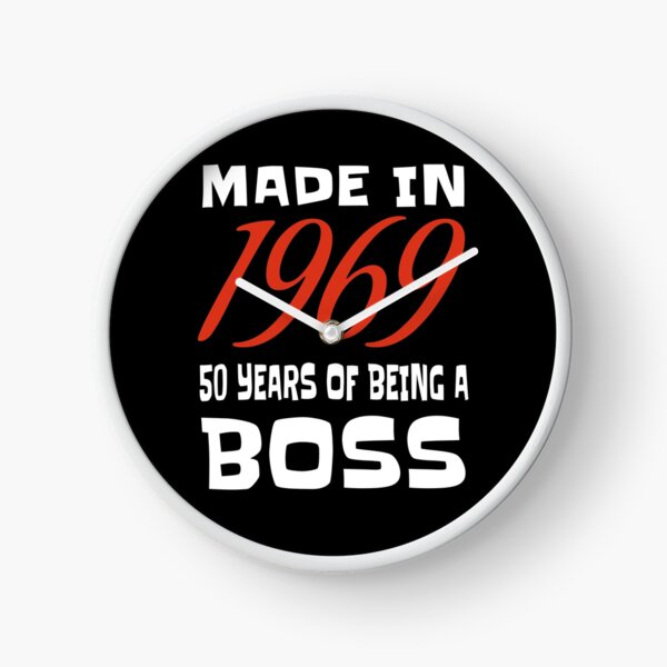Item preview, MADE IN 1969 50 YEARS OF BEING A BOSS HAPPY 50TH BIRTHDAY designed and sold by Acekingapparel.