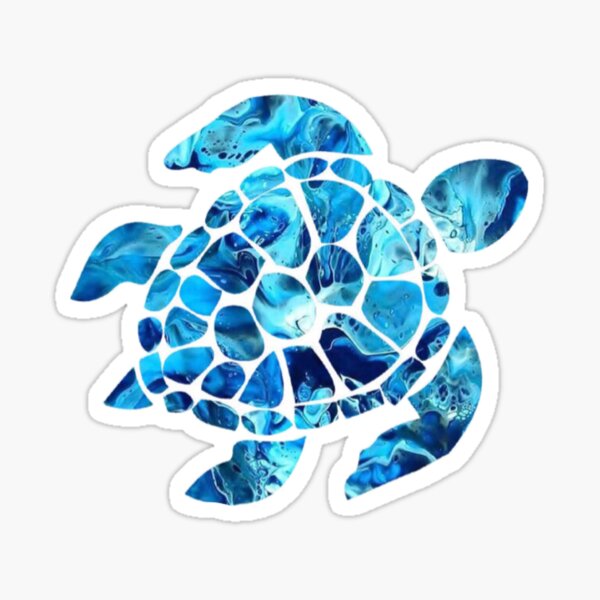 Item preview, Blue Watercolor Turtle designed and sold by MaddieMJF.