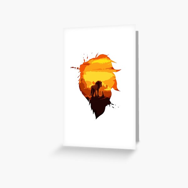 The lion king Greeting Card