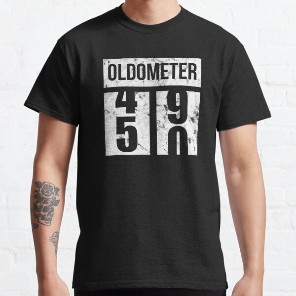 50 Oldometer 50th Birthday Gift Idea Classic T-Shirt