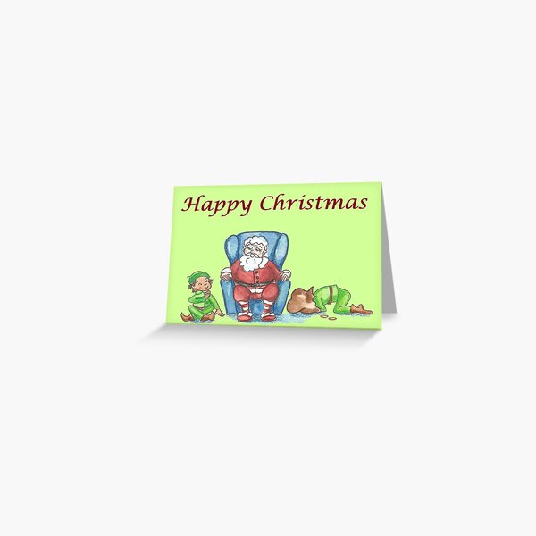 Happy Christmas Greeting Card