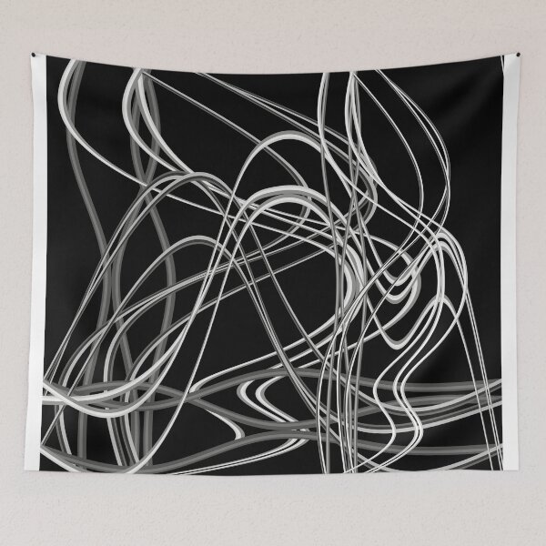Item preview, Black and White Scribble designed and sold by MarshallWild.