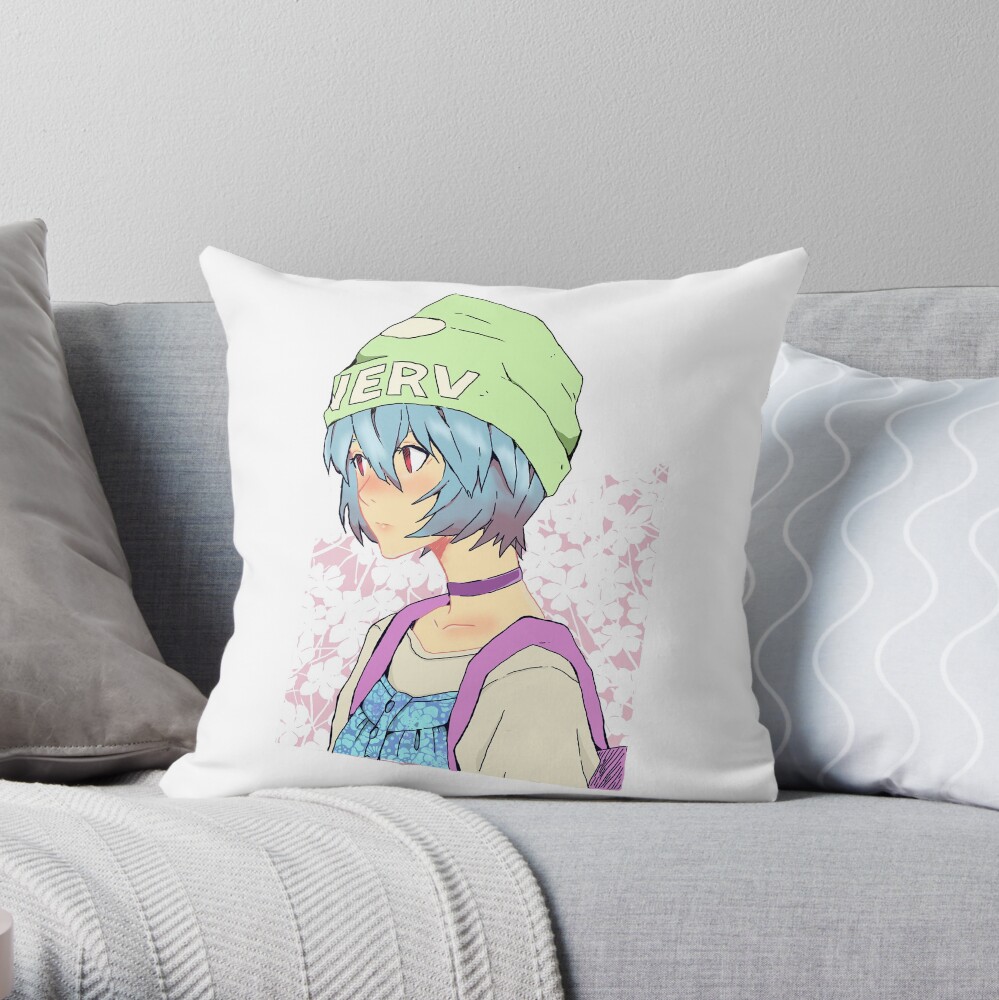 evangelion rei body pillow