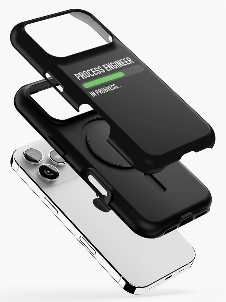 Thumbnail 2 of 4, iPhone Case, Process Engineer In Progress designed and sold by overflowhidden.