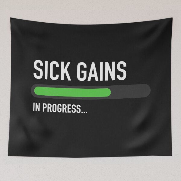 Item preview, Sick Gains In Progress designed and sold by overflowhidden.