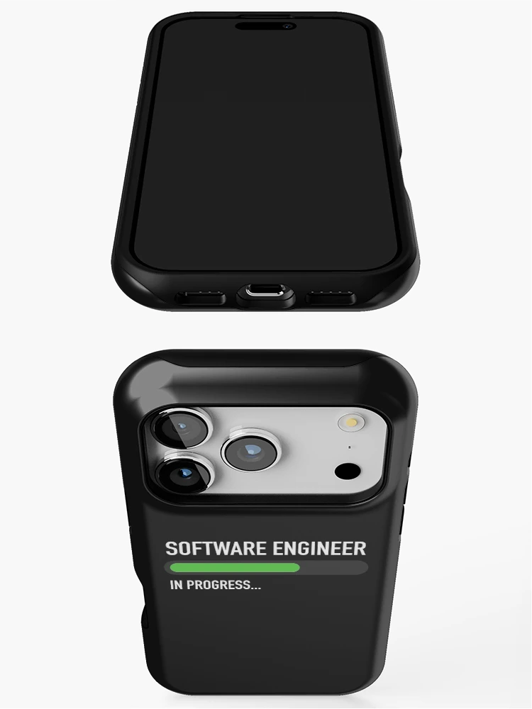 Thumbnail 3 of 4, iPhone Case, Software Engineer In Progress designed and sold by overflowhidden.