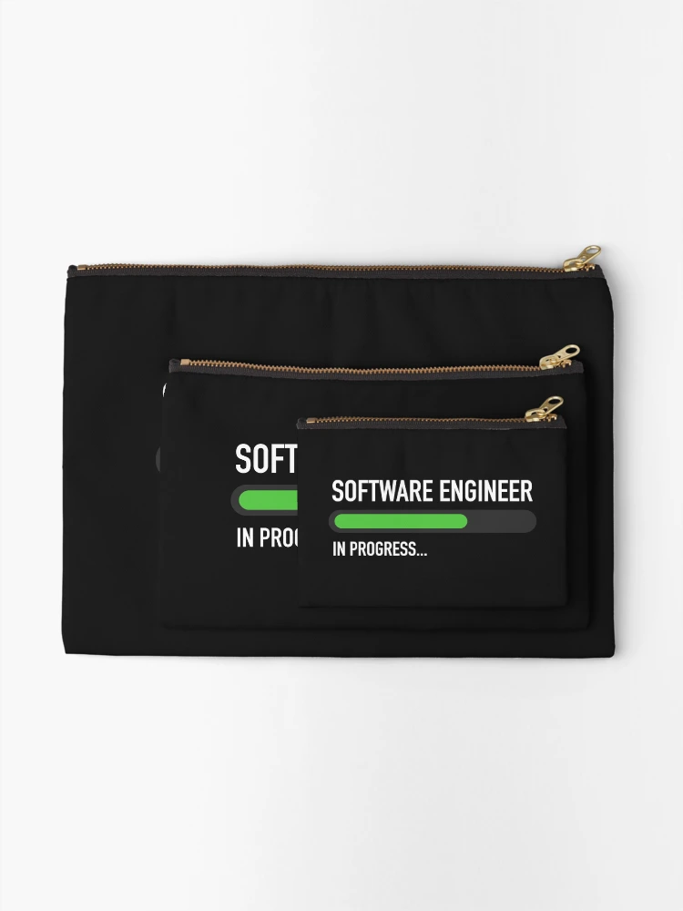 Thumbnail 2 of 4, Zipper Pouch, Software Engineer In Progress designed and sold by overflowhidden.