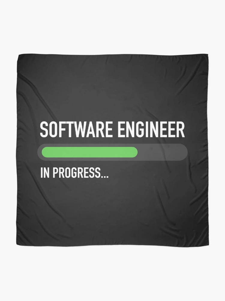 Thumbnail 2 of 3, Scarf, Software Engineer In Progress designed and sold by overflowhidden.