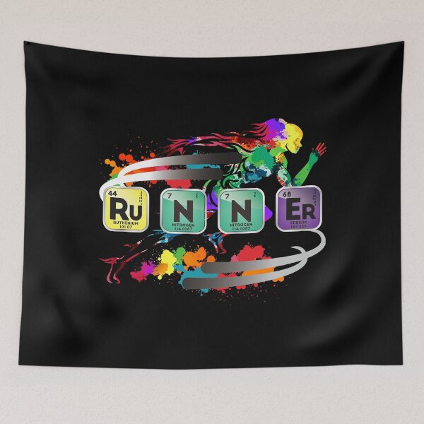 Item preview, Runner Periodic Table Chemistry Running Student Gift designed and sold by inspiredtrend.
