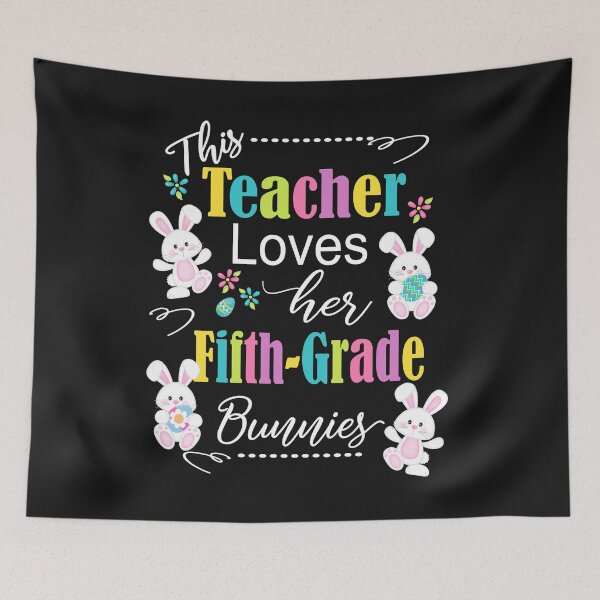 Item preview, 5th Grade Teacher Easter School Design Cute Love My Bunnies designed and sold by Sapphire Star.