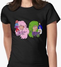 Jem and the Holograms Vs The Misfits Women's Fitted T-Shirt