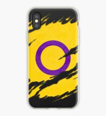 Intersex Pride Flag Ripped Reveal iPhone Case