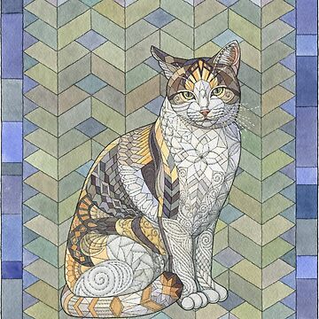 Artwork thumbnail, Calico Cat by ZHField