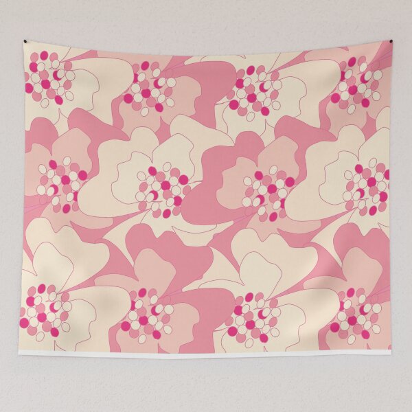 Item preview, Dark Pink Passion Flowers designed and sold by Mia Harper Design.