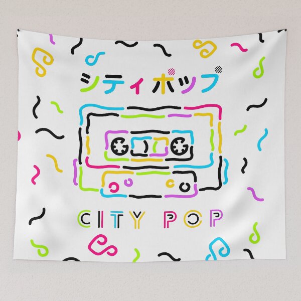 Item preview, City Pop Cassette Memphis Style designed and sold by Vash Chen.