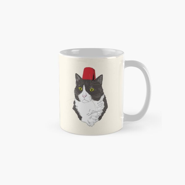 Fez Hat Cat Classic Mug