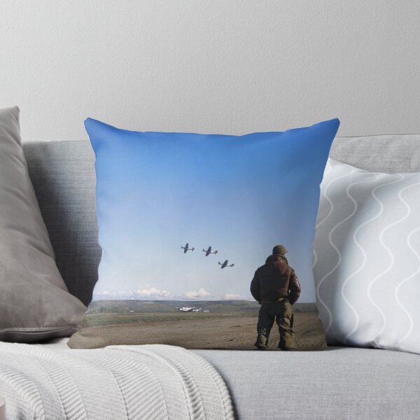 Item preview, An unidentified Tuskegee airman standing on an airfield, looking at airplanes, Ramitelli, Italy designed and sold by Marina Amaral.