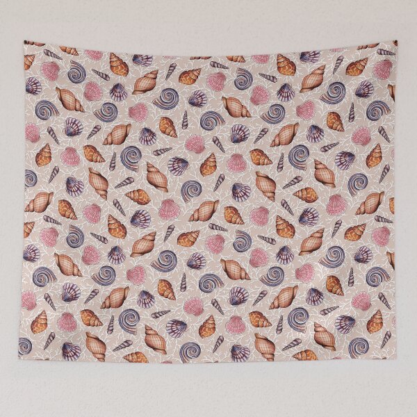 Item preview, Pale Pink Seashells & Coral designed and sold by somecallmebeth.