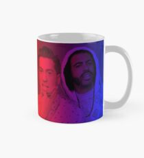 Taza clásica Daveed Diggs y Rafael Casal 3 (rojo y azul)