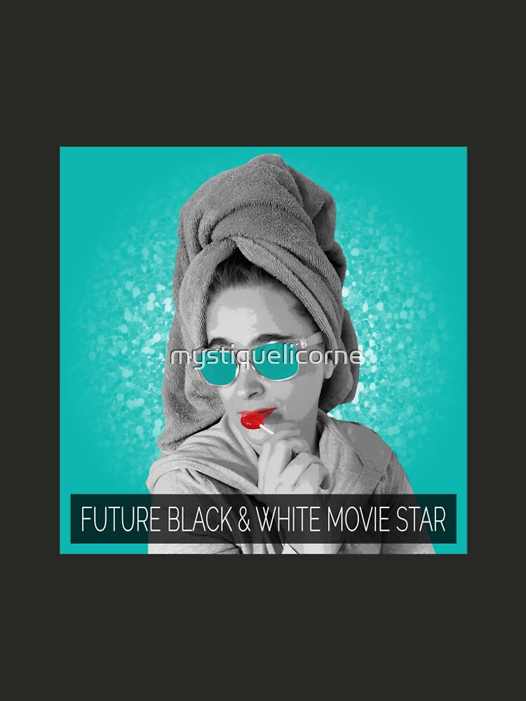 Future Black and White Movie Star by mystiquelicorne