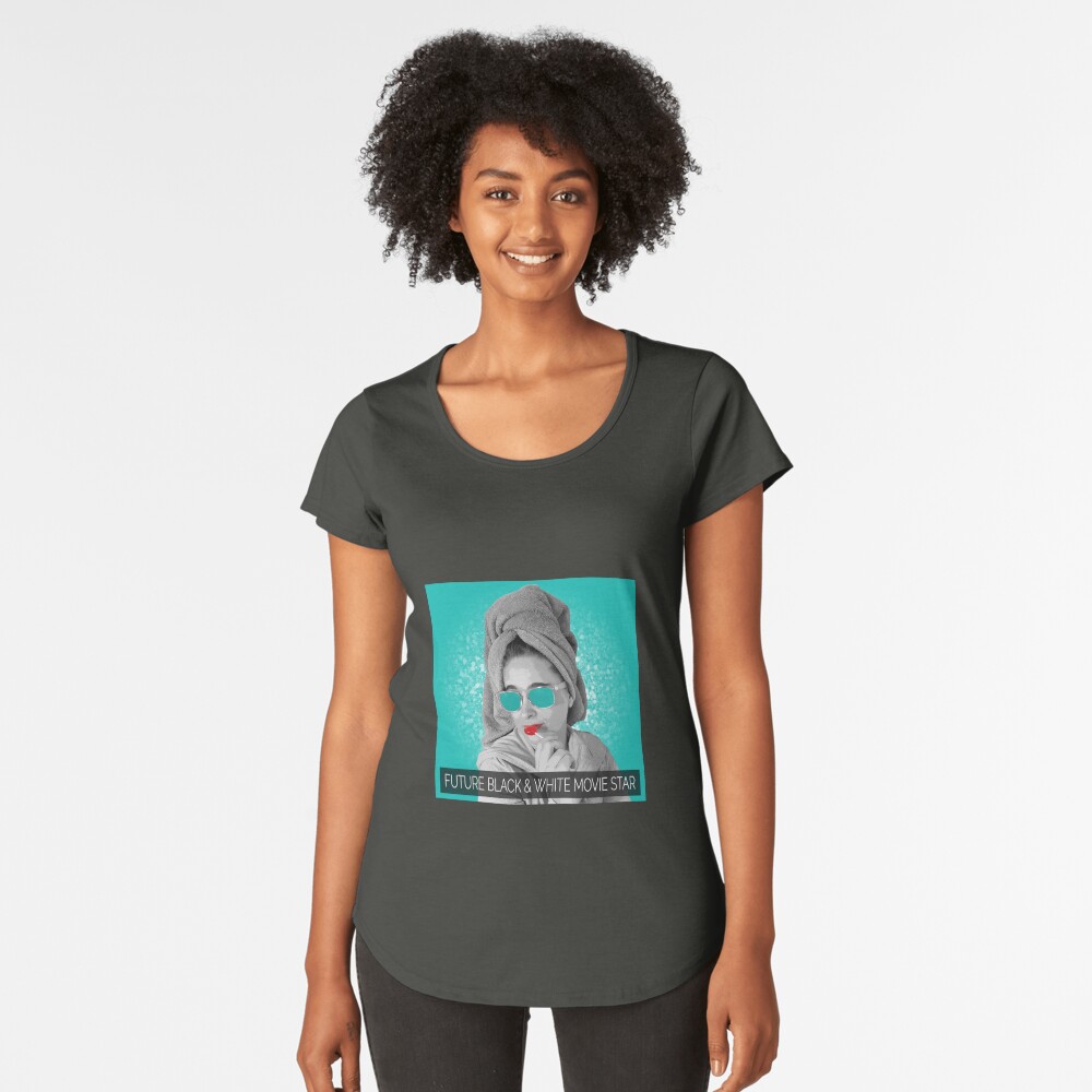 Future Black and White Movie Star Premium Scoop T-Shirt
