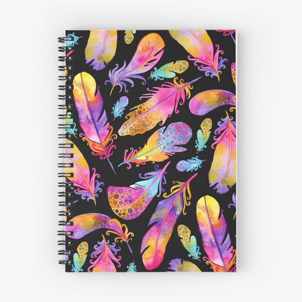 Item preview, Watercolor Sunset Feathers Pattern All Over Pattern designed and sold by KConfetti.