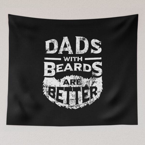 Item preview, Dads with Beards are Better Father's Day Gifts Distressed designed and sold by we1000.