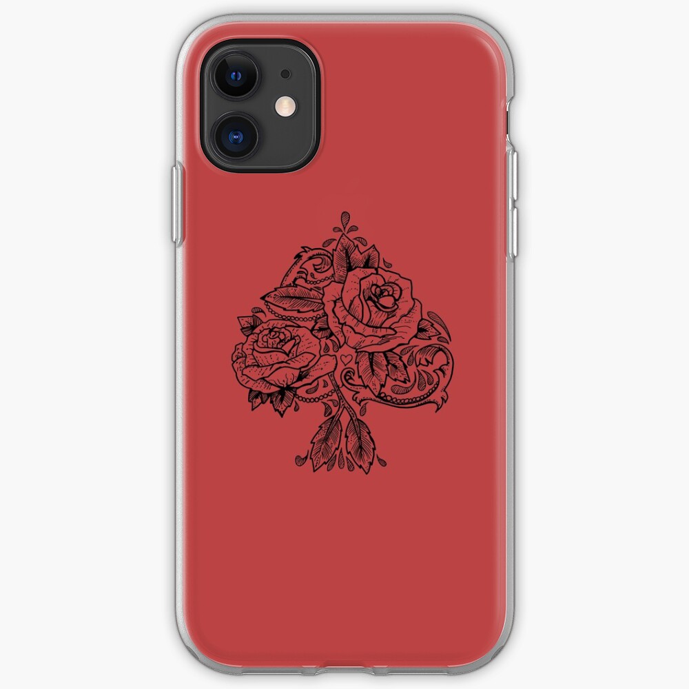 Flower Spade iPhone Case & Cover