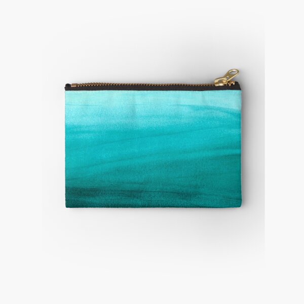 Item preview, Ombre watercolour abstract in turquoise designed and sold by Bonheurem.