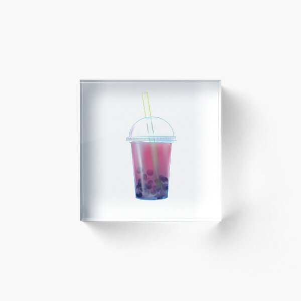 Bubble Tea Acrylic Block