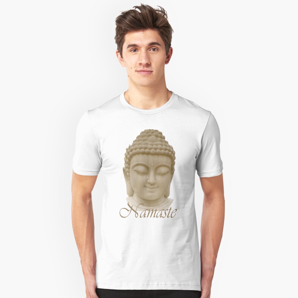 Namaste featuring Serene Buddha Slim Fit T-Shirt