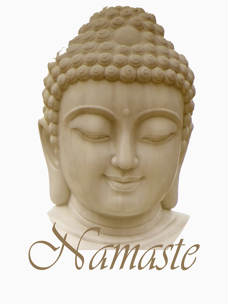 Namaste featuring Serene Buddha by Rightbrainwoman