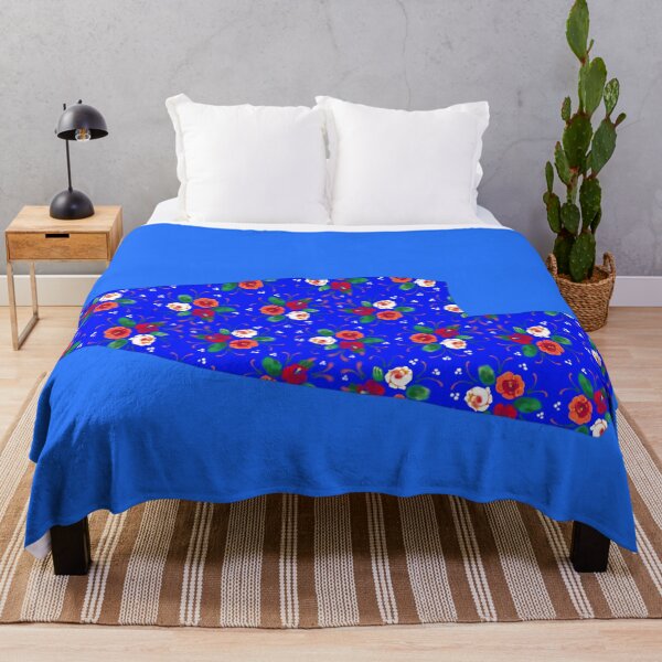 Item preview, Narrowboat Roses Painting Dark Blue designed and sold by weavernap.