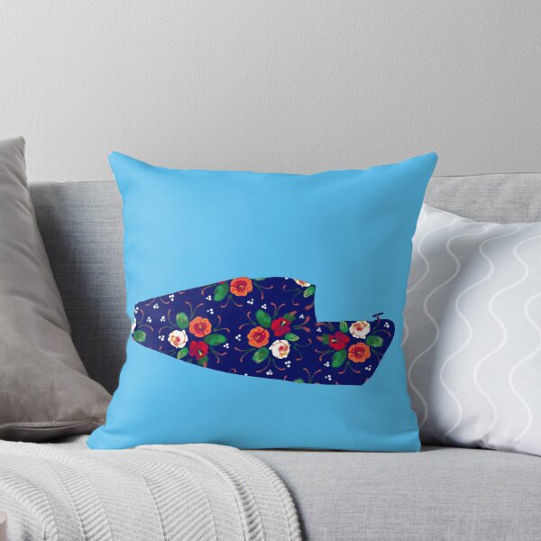 Item preview, Narrowboat Roses Painting Very Dark Blue designed and sold by weavernap.