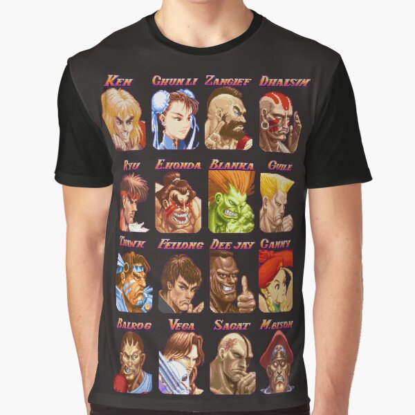 Vista previa del artículo con la obra «Street Fighter Select», diseñado y vendido por BlankFuturez.