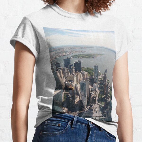 Manhattan, #Manhattan, New York, #NewYork, NYC, #NYC, New York City, #NewYorkCity Classic T-Shirt