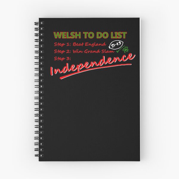 Item preview, Welsh to do list: independence designed and sold by BoxDesigns.