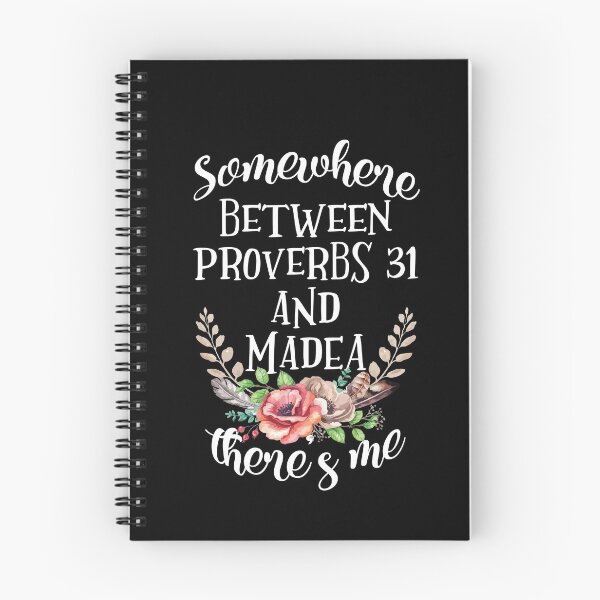 Item preview, Somewhere Between Proverbs 31 and Madea There's Me  designed and sold by Dressed For  Duty.