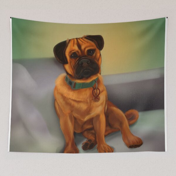 Item preview, Pug Digital Art -obi designed and sold by barkingpixls.