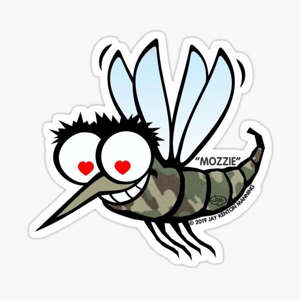 Mozzie Mosquito Sticker