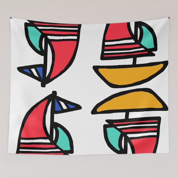 Item preview, Four Big Sailboats designed and sold by bickspics.