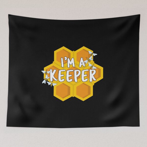 Item preview, I'm a Keeper Funny Beekeeping Honey Queen Bee Pollinator Design designed and sold by SpiritWestDesig.