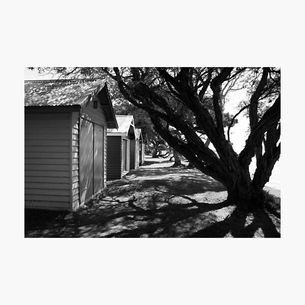 Item preview, Blairgowrie Beach Houses Black & White  designed and sold by Lumière Unique |  Unique Light.
