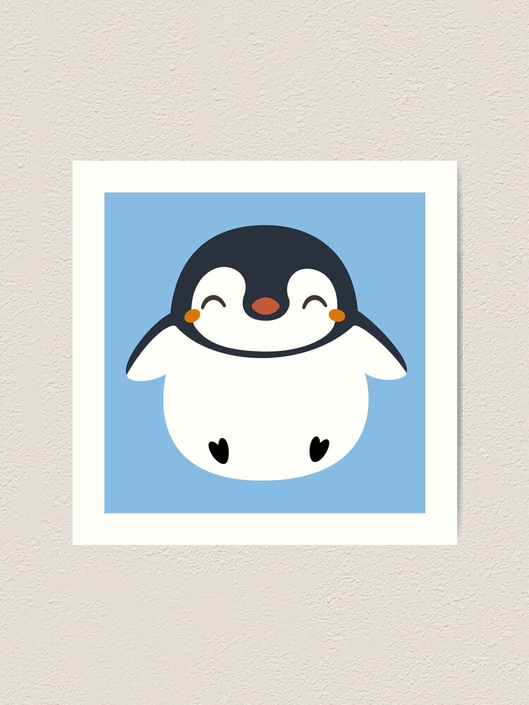 Kawaii Cute Penguin With A Heart Coffee Mug by Wordsberry