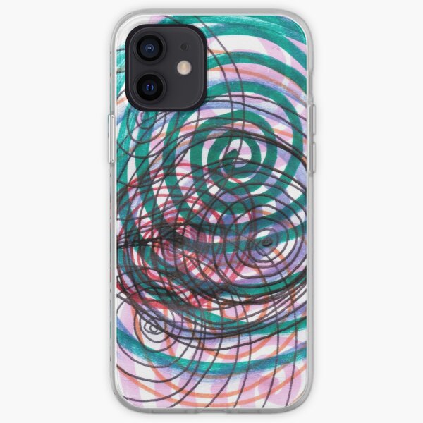 Spiral, pattern, abstract, creativity, shape, design, art, bright, decoration, futuristic, curve iPhone Soft Case